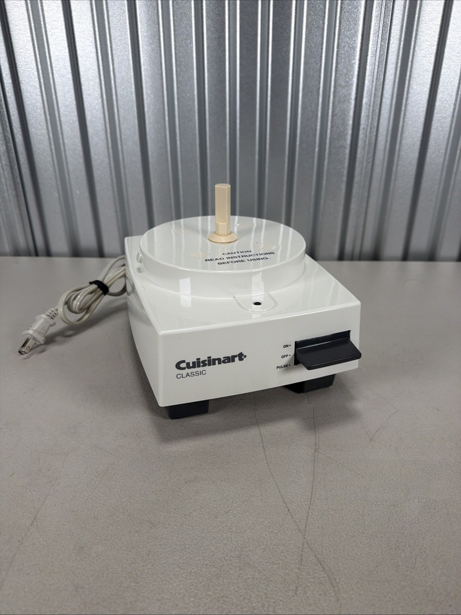 Vintage Cuisinart Classic Food Processor Base ONLY DLC-10C Made In