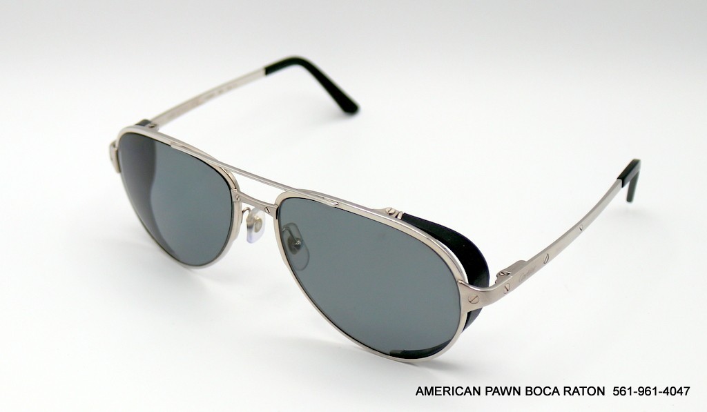 Cartier CT0296S aviator-style FRAME Cartier's Santos de Cartier