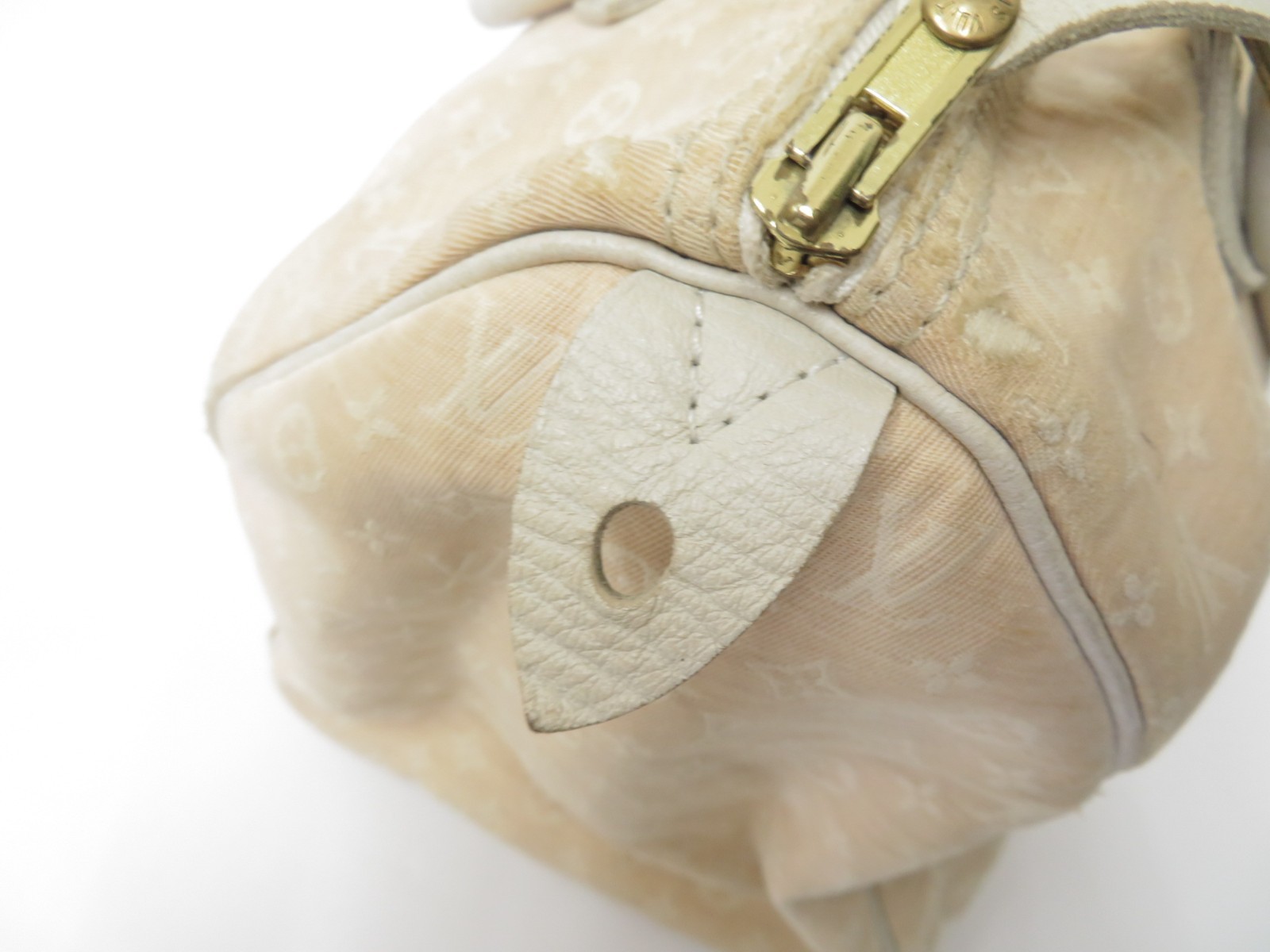 Louis Vuitton Monogram Mini Lin Idylle Speedy 30 Hand bag F#47419