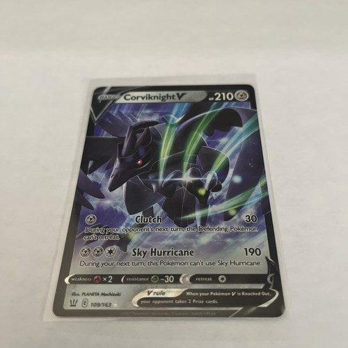 Corviknight V 109/163 Holo V Rare Battle Styles Pokemon Holo Near Mint