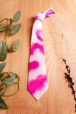 Cravatta Vintage Da Donna Rosa In Seta Batik Cravatta Per Bambini