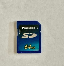 Panasonic 64MB SD Card - Memory Card for Digital Camera - READ