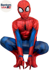 Marvel Spider-Man Official Youth Deluxe Zentai Costume - Deluxe Two-Way Stretch
