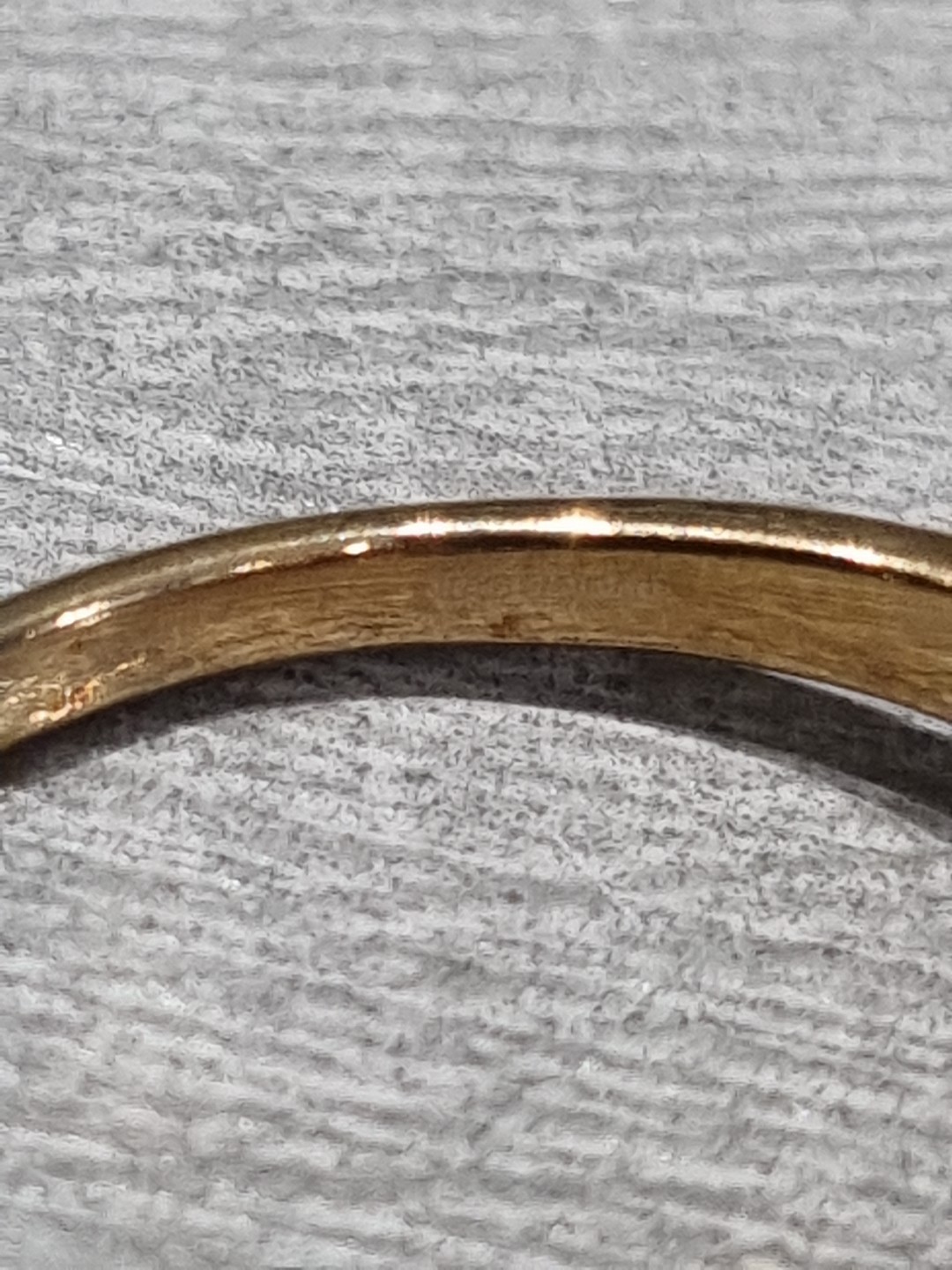 9ct Yellow Gold Ruby Diamond Cluster Split Shank … - image 7