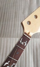 4 string Gloss Maple Electric Bass guitar neck 20 Fret 34inch rosewood inlay
