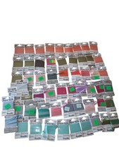 Bucilla Ribbon Embroidery Silk Ribbon lot NEW used lot over 50
