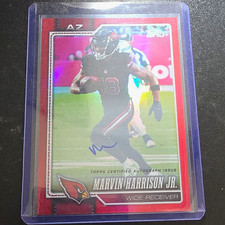 Topps 2025 Marvin Harrison Jr Arizona Cardinals AZ Auto /5