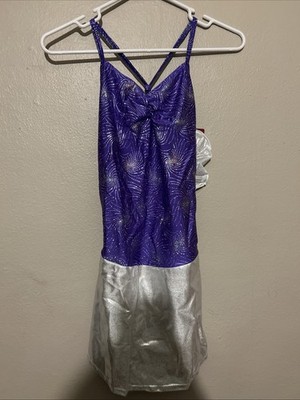 MONDOR  (XL ) Fire Work Ice Skating Dress 2967 Brand New  