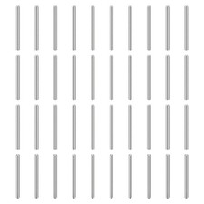 150Pcs 0.8mm x 10mm Dowel Pins, 304 Stainless Steel Round Head Pin, Silver