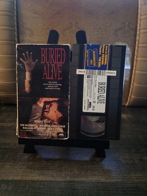 Buried Alive (VHS, 1990) Jennifer Jason Leigh Tim Matheson Horror Thriller OOP