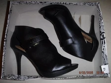 BRASH SIZE 12 WOMEN'S HEYDEN BLACK HIGH HEEL ANKLE BOOTS ITEM #172135-D04 NEW!