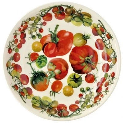 Emma Bridgewater Gemüsegarten Tomaten mittelgroße Pastaschalen 2 x 24 cm neu