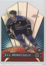 2000-01 Topps Chrome Rocket's Flare Refractor Luc Robitaille #RF5 HOF 6m1