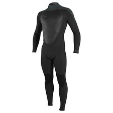 O'NEILL Men's Epic 3/2mm Back Zip Full Black/Gunmetal/Black Wetsuit 4211B-GR2 