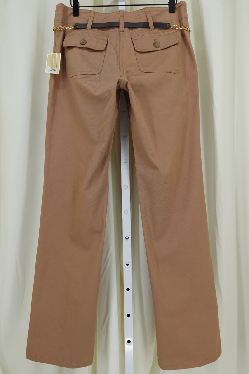 Michael Kors Women's NWT Faux Leather/Chain Belt Stretch