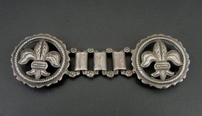 VTG Silver Fleur-de-Lis Belt Chrome Hearts Fleur De Lis Leather Belt Buckle – Justin Reed main image 4