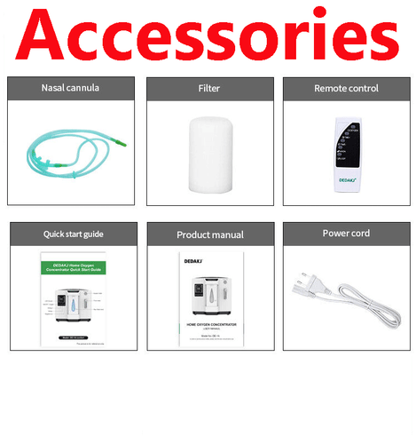 1~7L/min SauerstoffKonzentrator Tragbarer intelligenter Sauerstoffgerät 220V DE - Zdjęcie 6 z 20