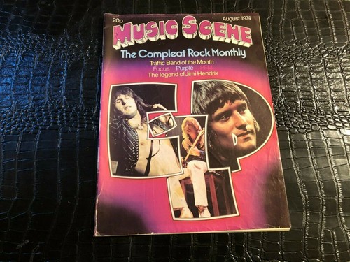 AUGUST 1974 Musikszenenmagazin - HENDRIX - TIEFVIOLETT - VERKEHR (O)