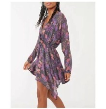 Free People Teegan Long Sleeve Mini Dress size XS