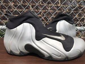 Nike Air Flightposite Black -Metallic Silver 2008 Size 11.5 | eBay