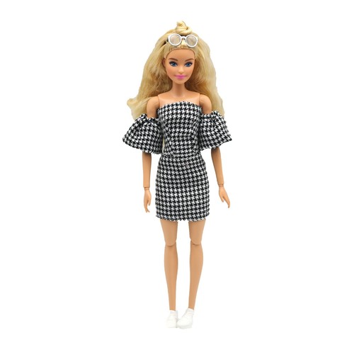 Black Style 1/6 Doll Clothes For 11.5" Doll Outfits Shirt Top Shorts Pants Skirt - Picture 14 of 60