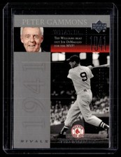 2004 UPPER DECK PETER GAMMONS WHITE IF /2150 TED WILLIAMS RED SOX