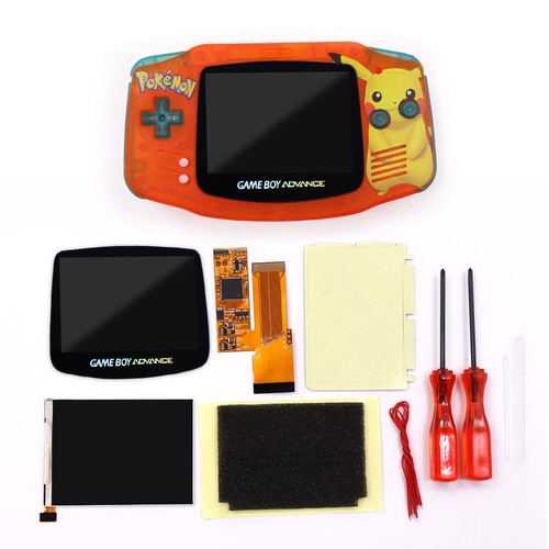 Pokemen IPS Housing shell & GBA 10 Levels Brightness V2 IPS Backlight LCD Mod - Picture 30 of 42