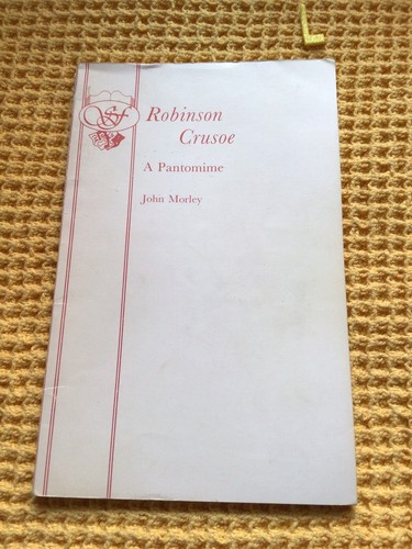 SAMUEL FRENCH VINTAGE SCRIPT PLAY , Robinson Crusoe