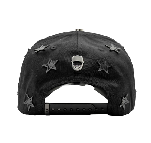 EL BARBAS RICH FOREVER BLACK SNAPBACK HAT WITH BOX BARRFOREVER BLK - 第 4/5 張圖片