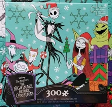 COMPLETE Tim Burtons THE NIGHTMARE BEFORE CHRISTMAS 300 Oversized Piece Puzzle