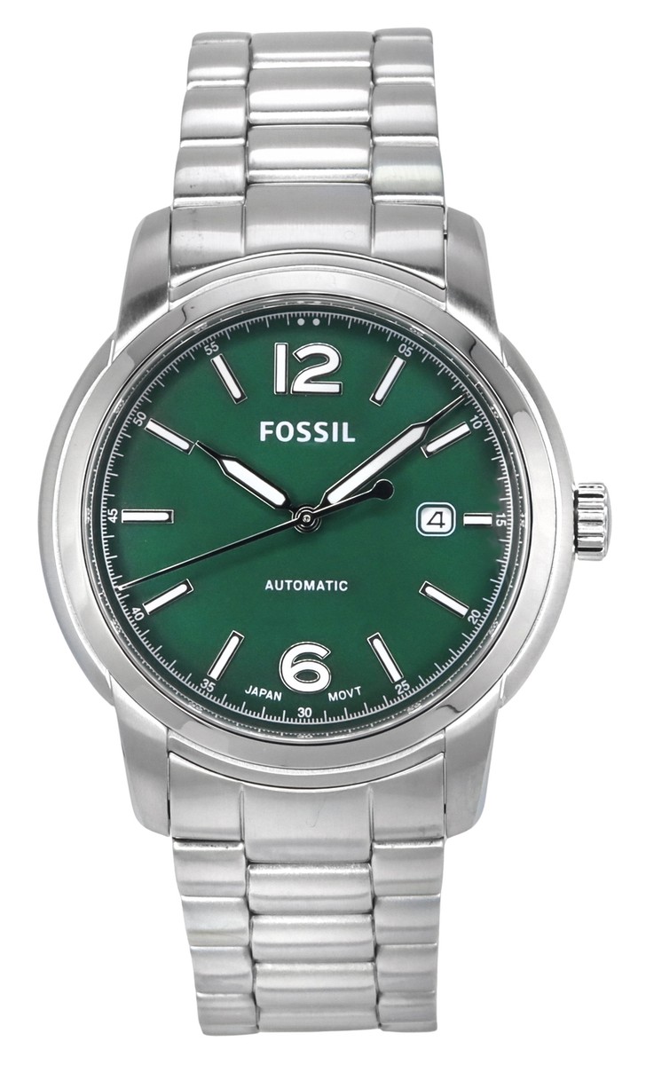 Fossil Heritage Stainless Steel Green Dial Automatic ME3224 50M - Main Image