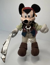 Disney Mickey Mouse Jack Sparrow Pirates of the Caribbean Disney Parks Plush