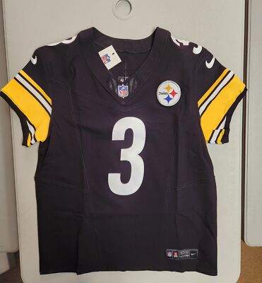 Nike NFL Pittsburgh Steelers Russell Wilson Vapor F.U.S.E. Elite Jersey  Sz 44 