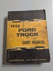 New ListingVintage Ford Truck 1958 Shop Manual 7099-58
