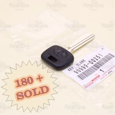 OEM Genuine Toyota TACOMA CAMRY FJ CRUISER Black Key Blank With Logo 90999-00251