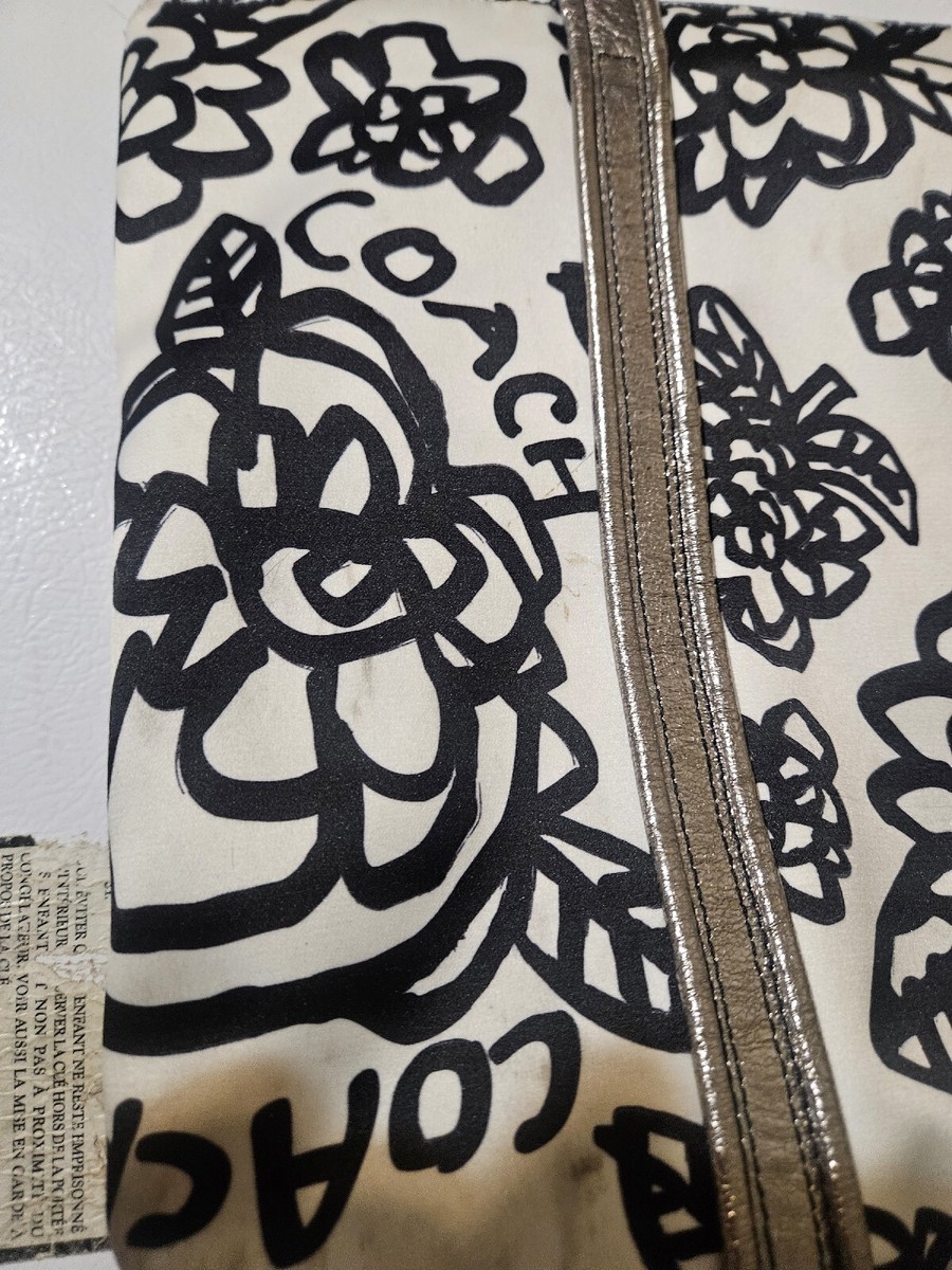 Coach M0982-14741 Poppy GlamBella tote Floral Graffiti Purse