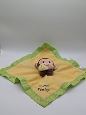 Garanimals Monkey Plush Lovey Baby Security Blanket Yellow Green My Best Friend