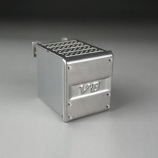 Tractor 6 Exhaust Tank Toolbox Metal Trailer Mud Head 1/14 For Tamiya Rc Truck