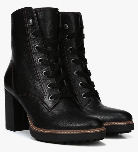 NEW combat Boots Naturalizer Brand Womens Shoes Size 8.5 NIB SeeVideo - Picture 2 of 16