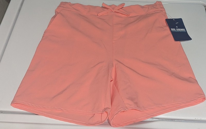 NWT,Reel Legends,Flamingo Pink Dri-Fit,Pockets,Elastic Waist Shorts-Girls 12/14