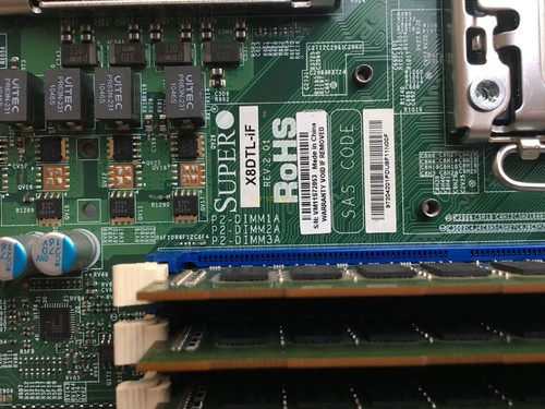 X8DTL-IF 1366 dual-socket server motherboard supports X56 series CPU - Picture 2 of 7