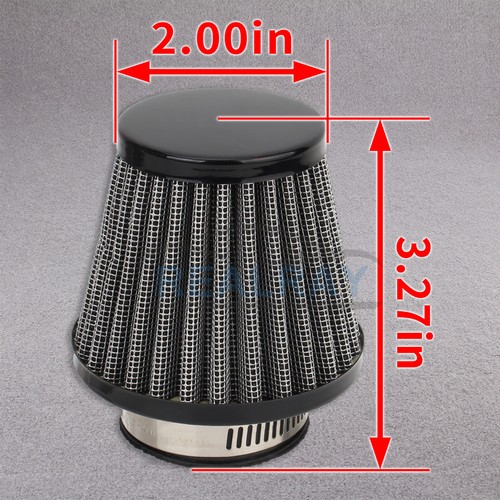 Air Filter For Honda CB500 CB550 CB750 1969-1976 Small Black 39mm motorcycles - Picture 10 of 11