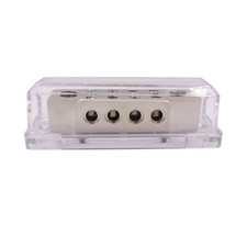 A4A 0/2 Gauge To 8 X 8 Gauge Power/Ground Distribution Block Brass A