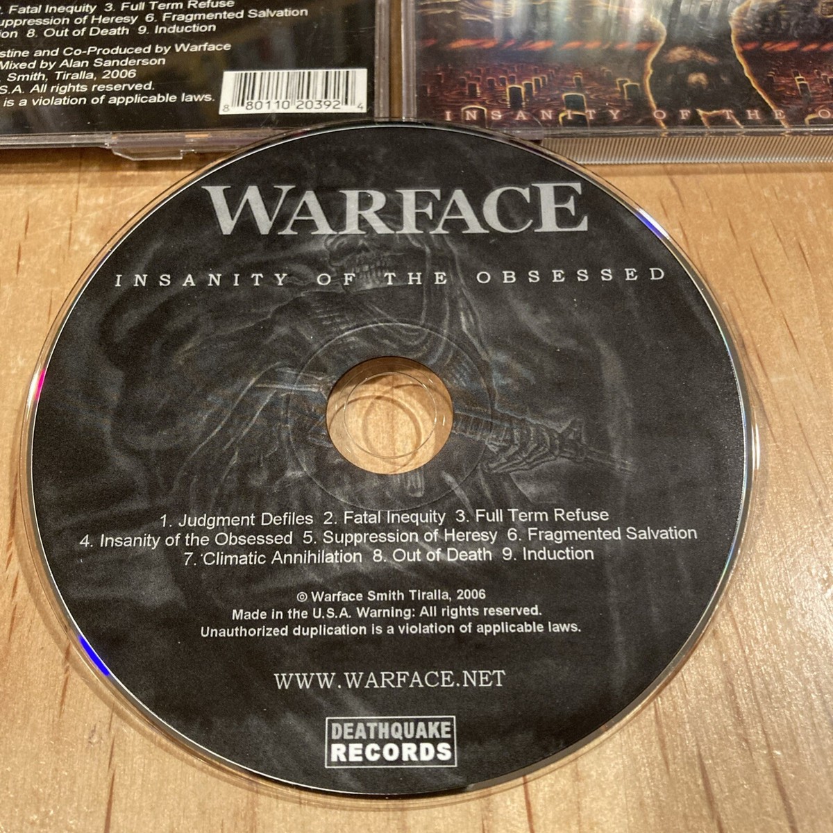【中古】 Insanity of the Obsessed Warface Insanity of the Obsessed * by Warface (CD, Aug-2006, BCD) for sale