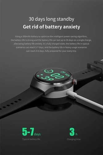 GT4 Pro Wasserdichte Smartwatch NFC GPS Tracker Bluetooth Anruf Männer Frauen - Afbeelding 8 van 21