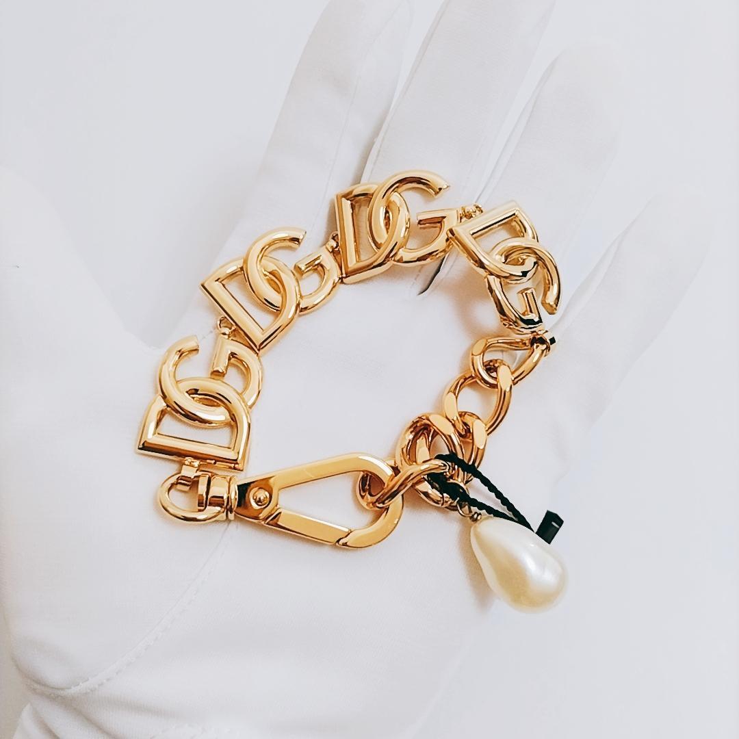 New and unused] Dolce&Gabbana Chain Bracelet DG Multi-Logo