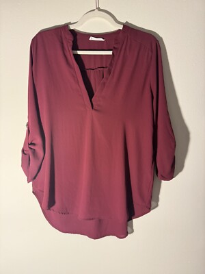 Lush V-neck Blouse