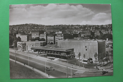 Postcard Stuttgart 1950-60s Architecture Konzerthaus Liederhalle Vintage Art Str W1