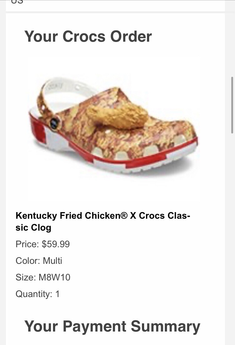 crocs size m8w10