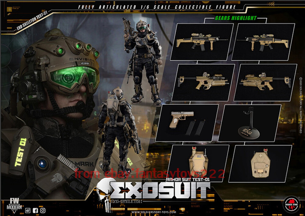 SOLDIER STORY ss122強化外骨格TEST-01 1/6フィギュア 1:6 SoldierStory SS122 Articulated EXO Skeleton Test-01